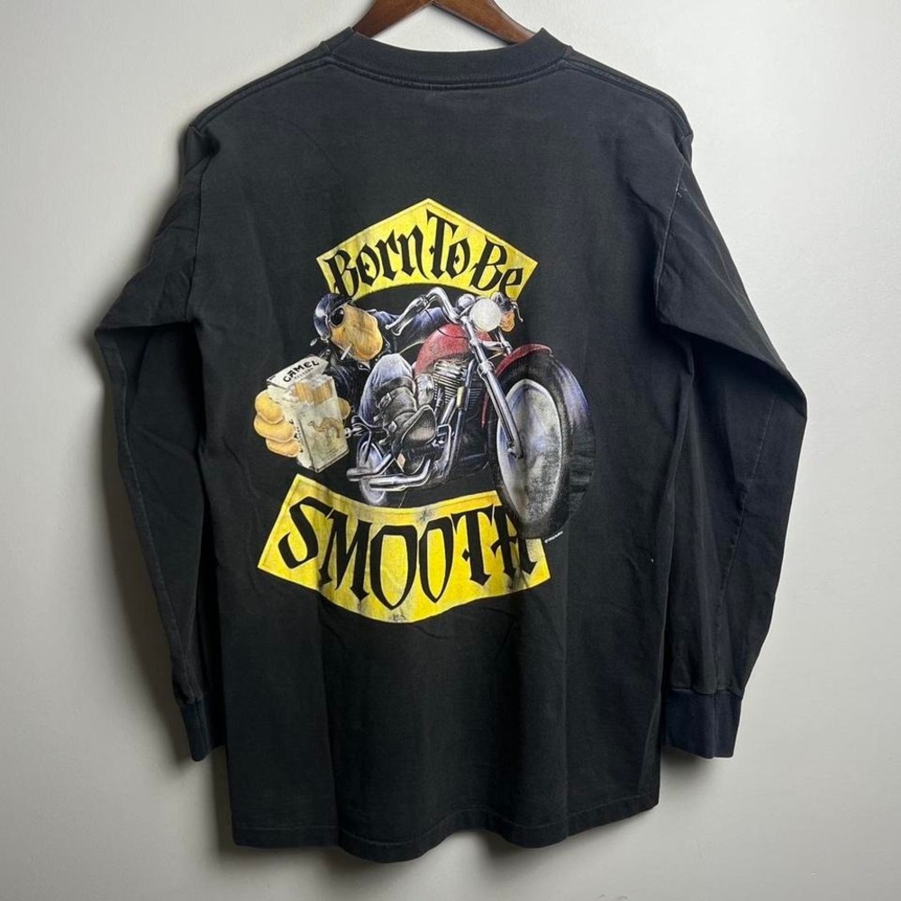 Vintage Camel Born To Be Smooth Long Sleeve Tee